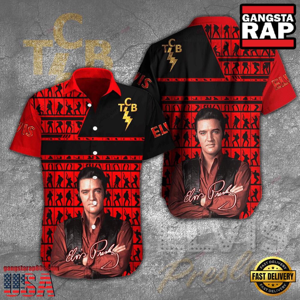 Elvis Presley Timeless Tropical Hawaiian Shirt