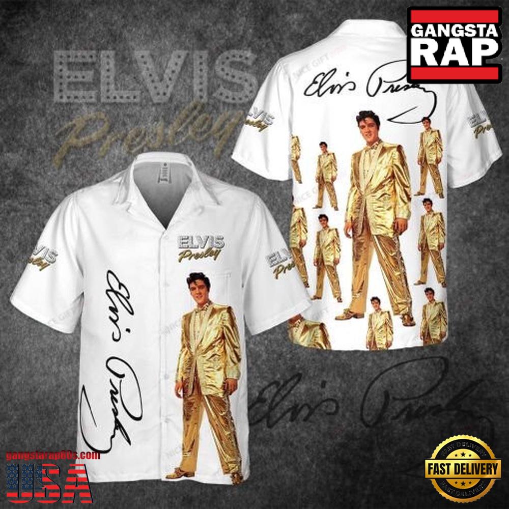 Elvis Presley Tropical Elegance Hawaiian Shirt