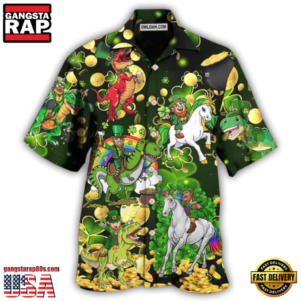 Flamingo And Beer Patrick'S Day Hawaiian Shirt Flamingo And Beer Patrick'S Day Hawaiian Shirt