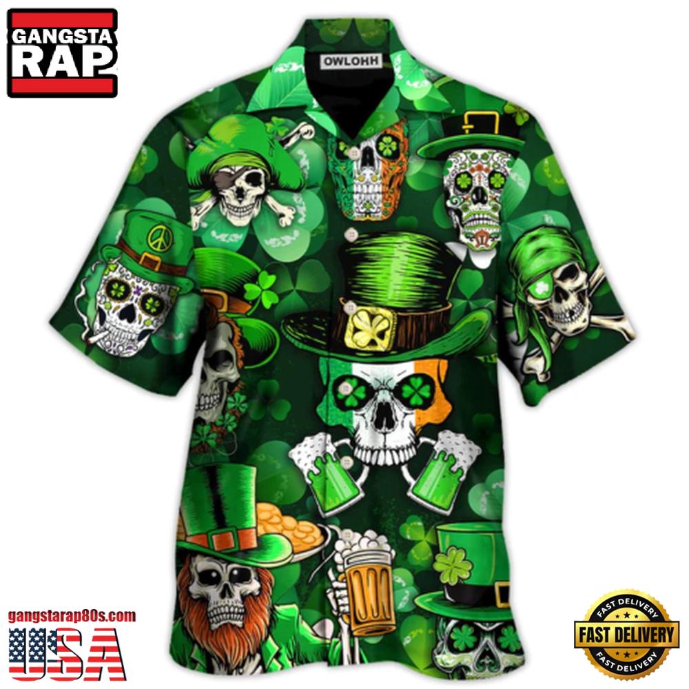 Flamingo And Beer Patrick'S Day Hawaiian Shirt Flamingo And Beer Patrick'S Day Hawaiian Shirt