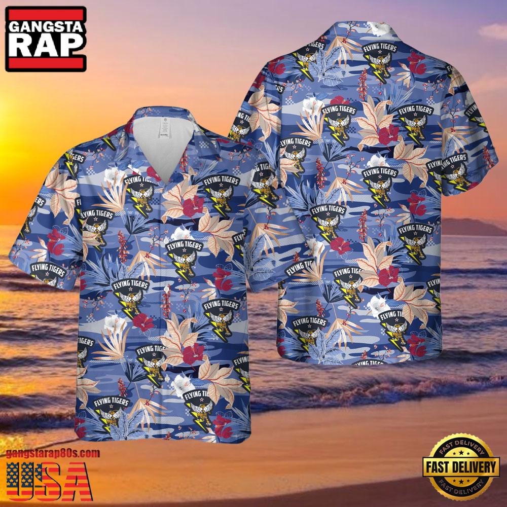 Flying Tigers Squadron Us Army Air Corps Wwii Veteran Hawaiian Shirt Flying Tigers Squadron Us Army Air Corps Wwii Veteran Hawaiian Shirt