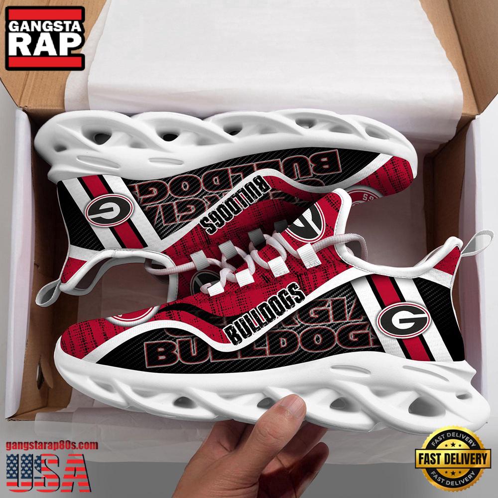 Georgia Bulldogs NCAA Clunky New Design Max Soul Shoes, Running Sneakers Georgia Bulldogs NCAA Clunky New Design Max Soul Shoes, Running Sneakers