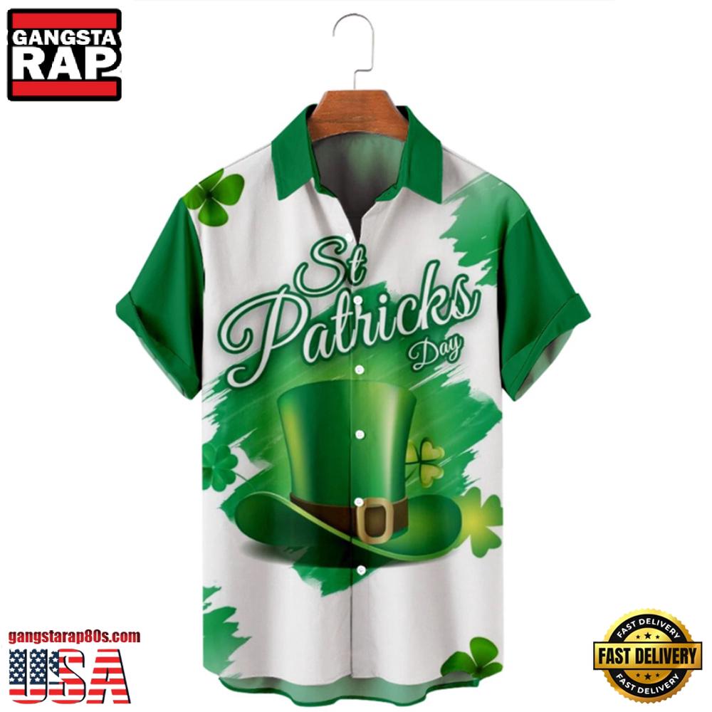 Gold Golden Irish St. Patrick'S Day 3D Hawaiian Shirt Gold Golden Irish St. Patrick'S Day 3D Hawaiian Shirt