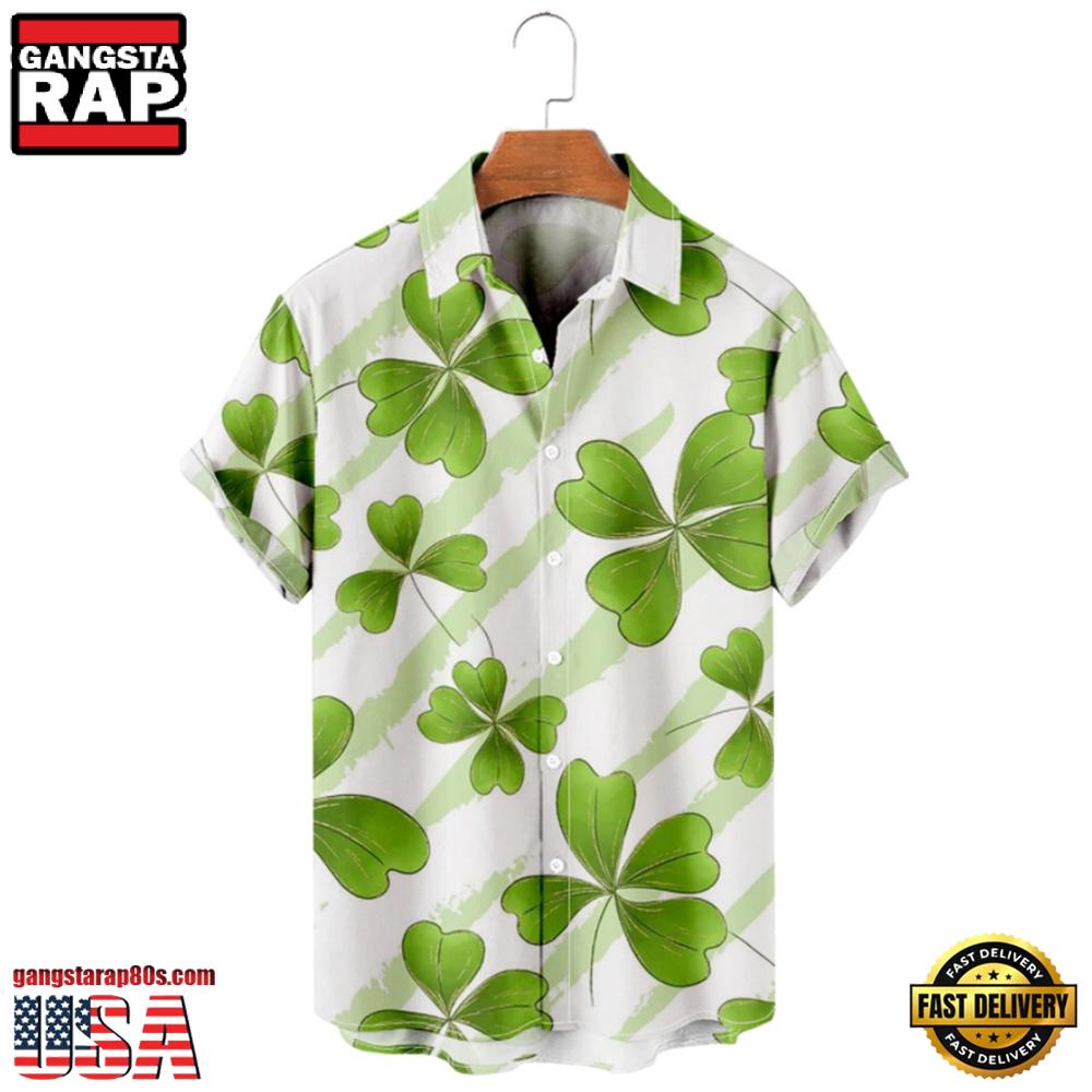 Gold Golden Irish St. Patrick'S Day 3D Hawaiian Shirt Gold Golden Irish St. Patrick'S Day 3D Hawaiian Shirt