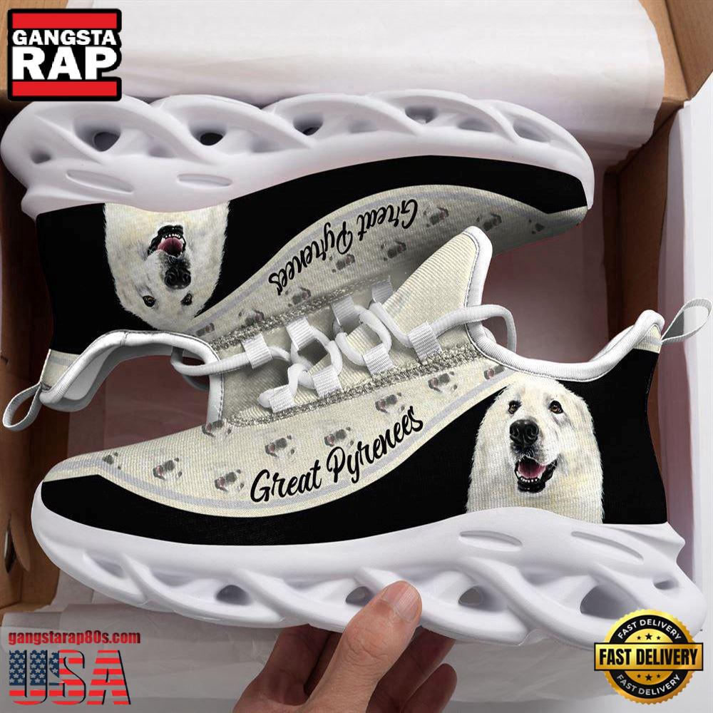Great Pyrenees Dogs Lover Max Soul Shoes, Running Sneakers Great Pyrenees Dogs Lover Max Soul Shoes, Running Sneakers