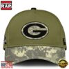 Green Bay Packers 2024 Salute to Service Club Green Camo Cap Gift For Veteran