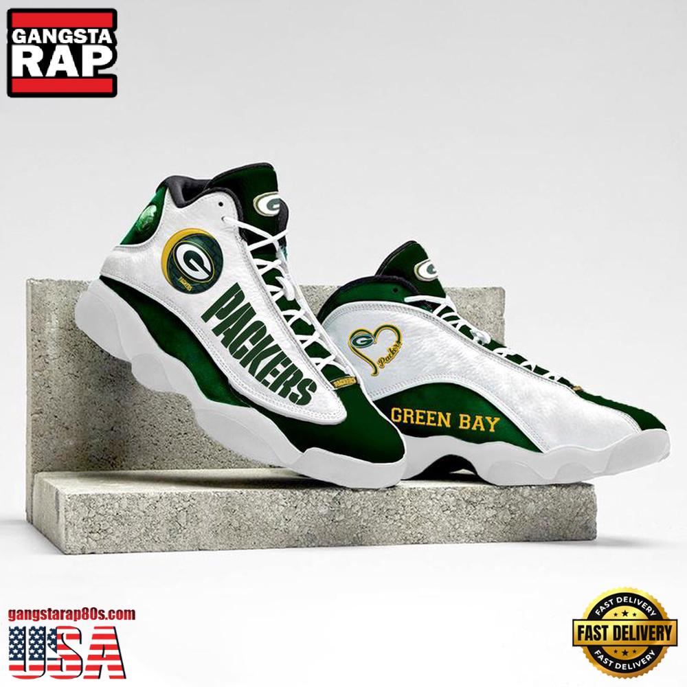 NFL Green Bay Packers Ver 4 Air Jordan 13 Sneaker NFL Green Bay Packers Ver 4 Air Jordan 13 Sneaker