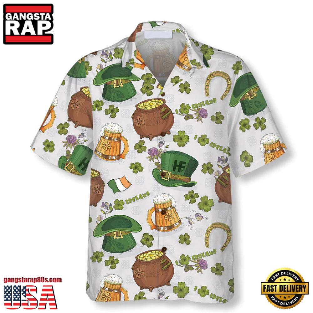 Happy Saint Patrick'S Day Ireland Proud Pattern 2 Hawaiian Shirt Happy Saint Patrick'S Day Ireland Proud Pattern 2 Hawaiian Shirt