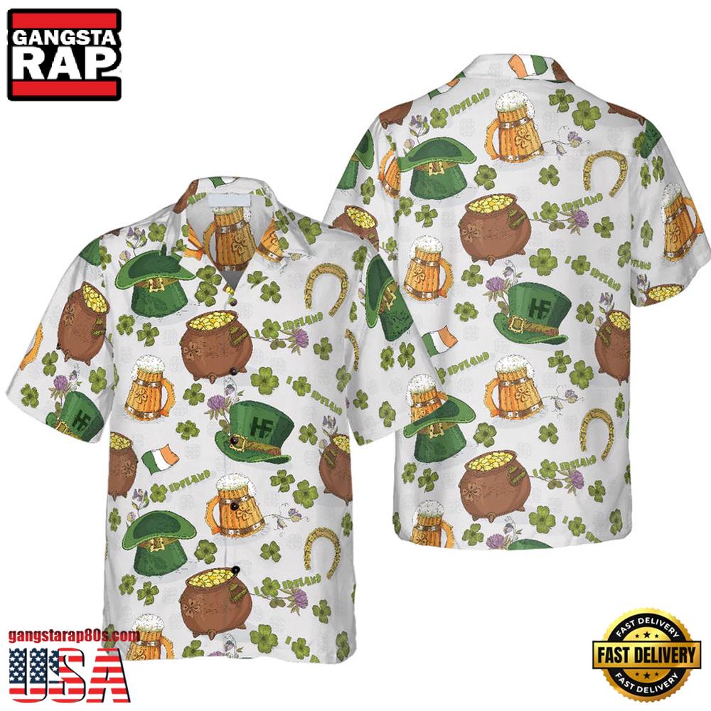 Happy Saint Patrick'S Day Ireland Proud Pattern 2 Hawaiian Shirt Happy Saint Patrick'S Day Ireland Proud Pattern 2 Hawaiian Shirt