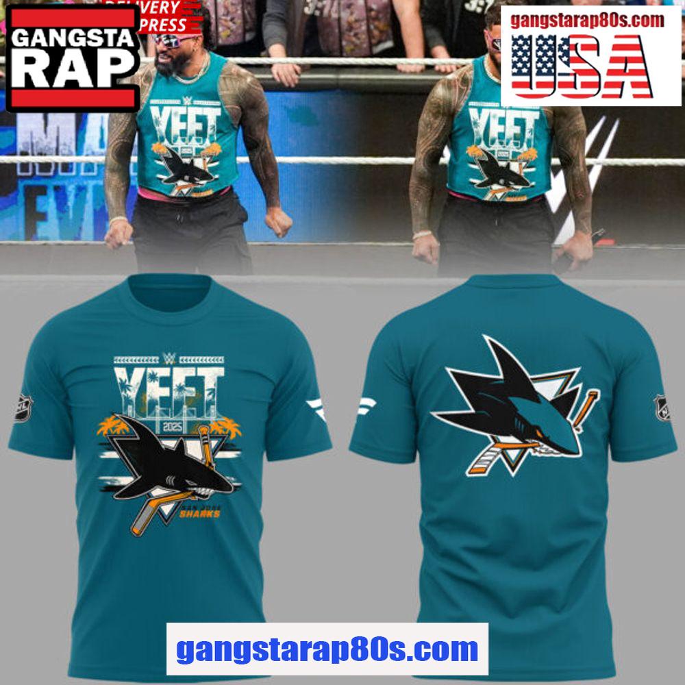 HNL San Jose Sharks YEET New Design Unisex T Shirt HNL San Jose Sharks YEET New Design Unisex T Shirt