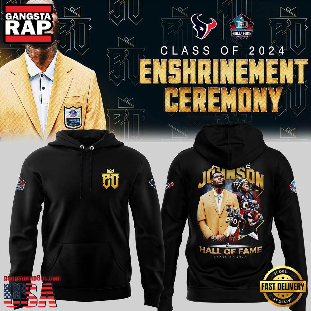 Houston Texans Andre Johnson Hall Of Famer Hoodie