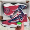Houston Texans NFL Custom Name Retro Jordan 13 Shoes 3 Houston Texans NFL Personalized Jordan 13 Shoes