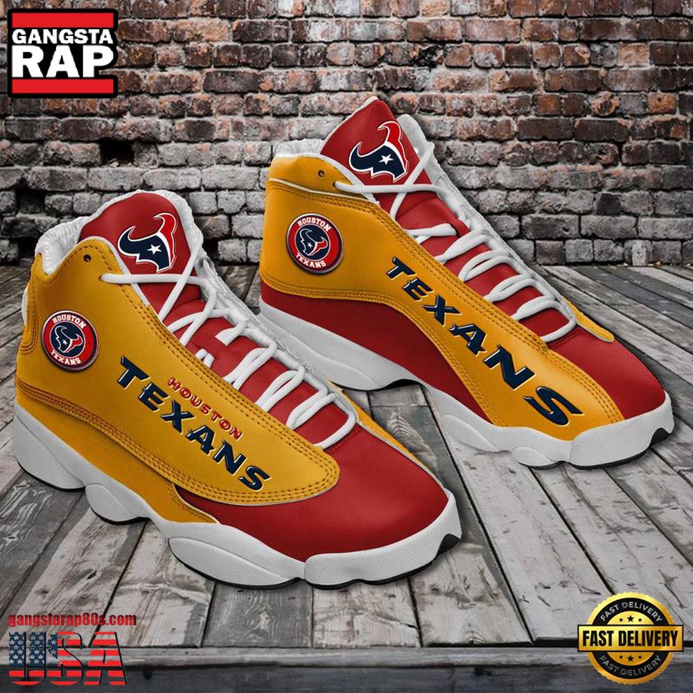 Houston Texans NFL Ver 3 Air Jordan 13 Sneaker - Gift For Fans