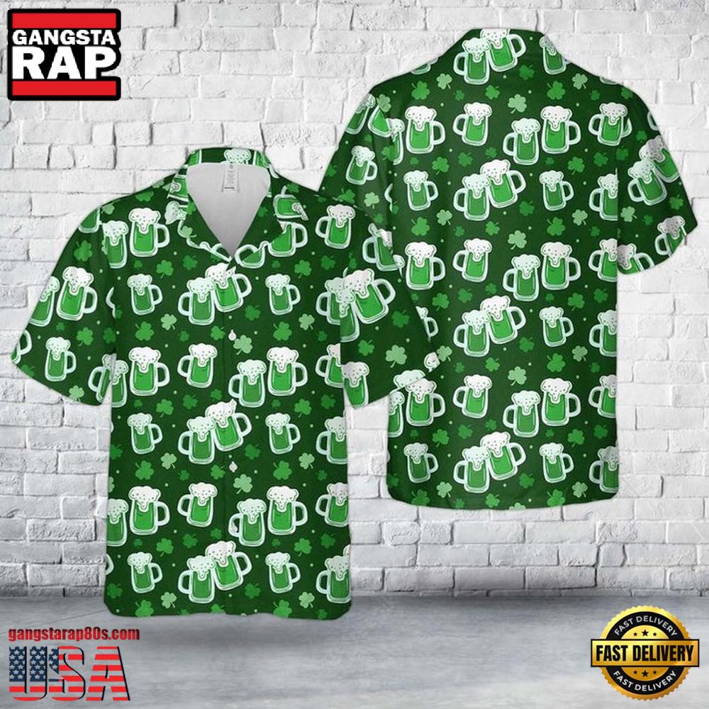Irish St Patrick'S Day Beer Hawaiian Shirt Irish St Patrick'S Day Beer Hawaiian Shirt