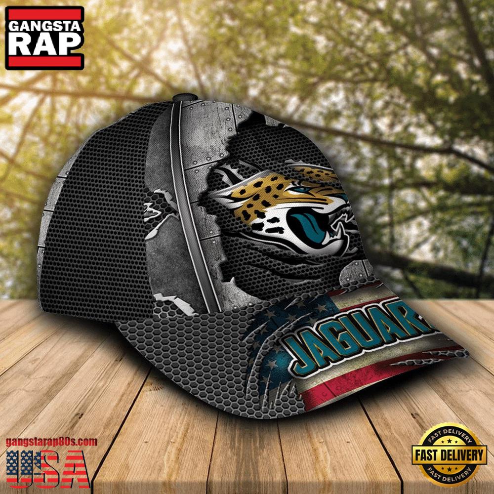 NFL Jacksonville Jaguars Football Team Logo Baseball Cap NFL Jacksonville Jaguars Football Team Logo Baseball Cap
