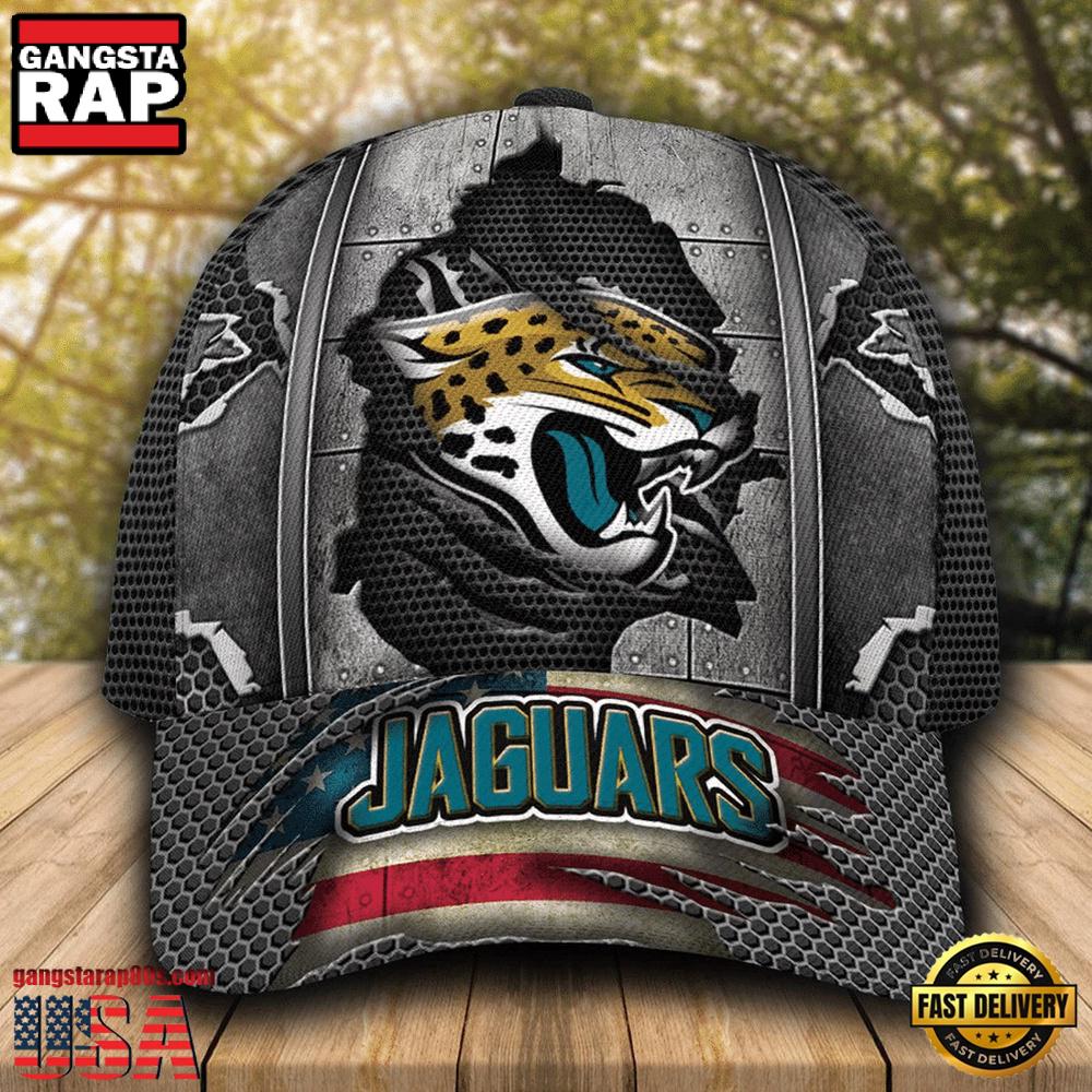 NFL Jacksonville Jaguars Football Team Logo Baseball Cap NFL Jacksonville Jaguars Football Team Logo Baseball Cap