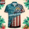 Jacksonville Jaguars US Flag Pattern Hawaiian Shirt