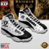 NFL Las Vegas Raiders Ver 1 Air Jordan 13 Sneaker 2 Las Vegas Raiders NFL Ver 1 Air Jordan 13 Sneaker - Gift For Fans