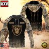 NFL Las Vegas Raiders Custom Name Hoodie Camo Hunting 2 Las Vegas Raiders Personalized Hoodie Camo Hunting Perfect Gift