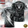 NFL Las Vegas Raiders Team All Over Print T Shirt 2 Las Vegas Raiders Team All Over Print T-Shirt For Fans