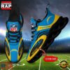NFL Custom Name Los Angeles Chargers Limited New Design Max Soul Running Sneakers Shoes 2 Los Angeles Chargers NFL Limited New Design Max Soul Shoes