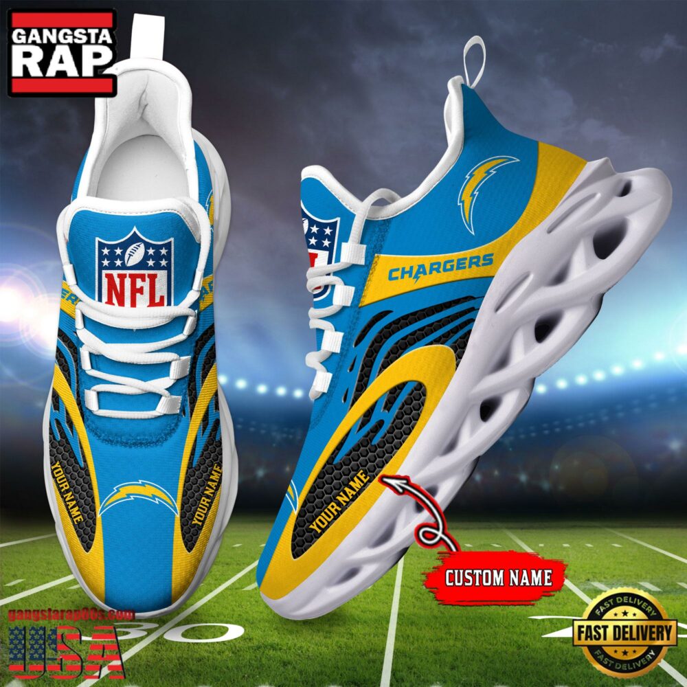 Los Angeles Chargers NFL Limited New Design Max Soul Shoes