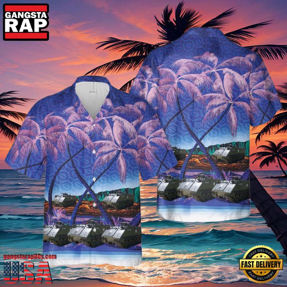 M113 Tank Us Army Hawaiian Shirt