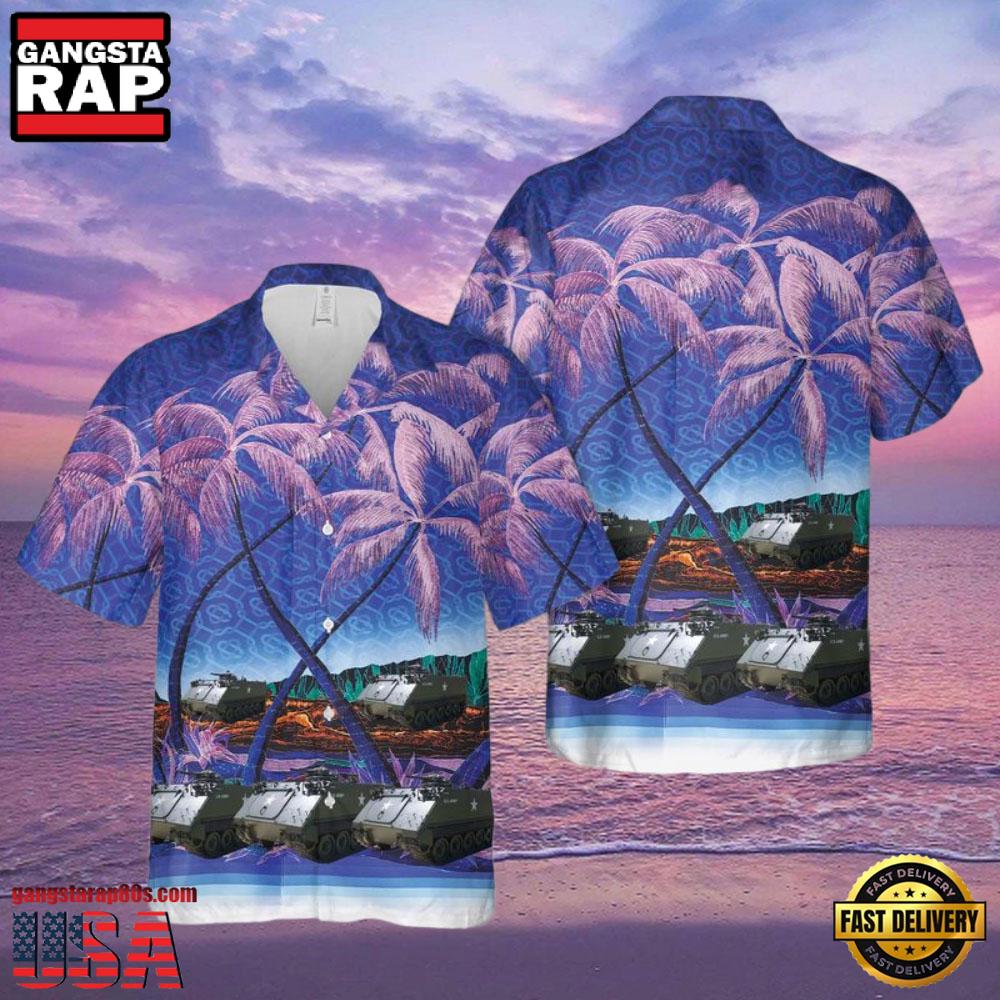 M113 Tank Us Army Hawaiian Shirt