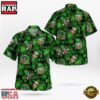 Many Patrick Skulls Green Clover Pattern Hawaii Shirt