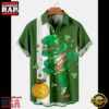 Mens St. Patrick'S Day Spooky Elf Print Color Block Hawaiian Shirt 3 Mens St. Patrick'S Day Spooky Elf Print Color Block Hawaiian Shirt