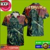 Metallica Stade De France M72 World Tour Final Night Short Sleeve Aloha Shirt