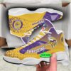 Minnesota Vikings NFL Custom Name Retro Jordan 13 Shoes 3 Minnesota Vikings NFL Personalized Jordan 13 Shoes