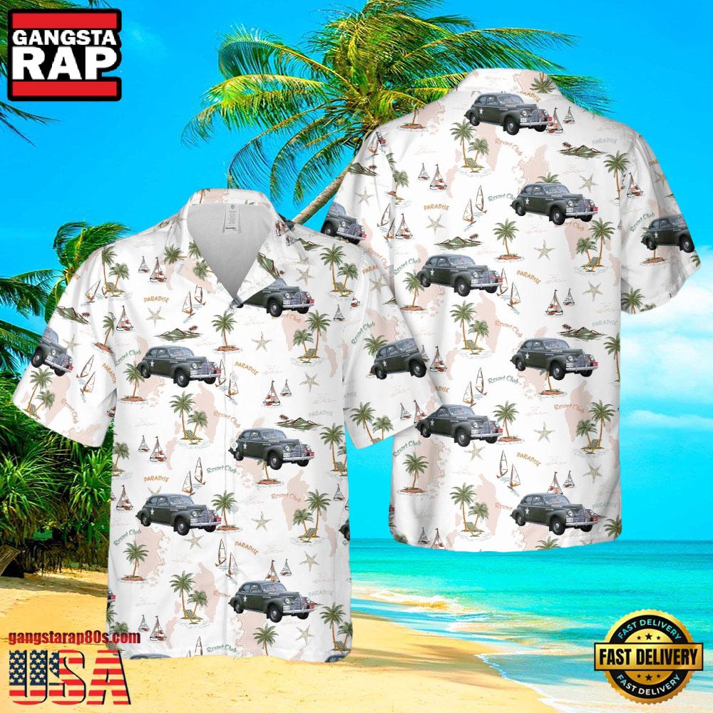 Model 51 Us Army Air Force Staff Car Veteran Hawaiian Shirt Model 51 Us Army Air Force Staff Car Veteran Hawaiian Shirt