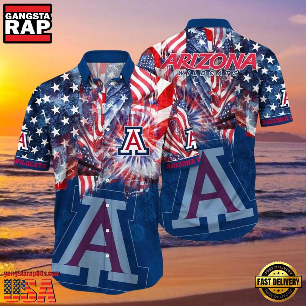 NCAA Arizona Wildcats American New Design Hawaiian Shirt NCAA Arizona Wildcats American New Design Hawaiian Shirt