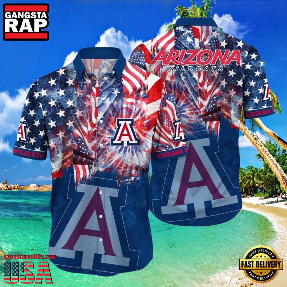 NCAA Arizona Wildcats American New Design Hawaiian Shirt NCAA Arizona Wildcats American New Design Hawaiian Shirt
