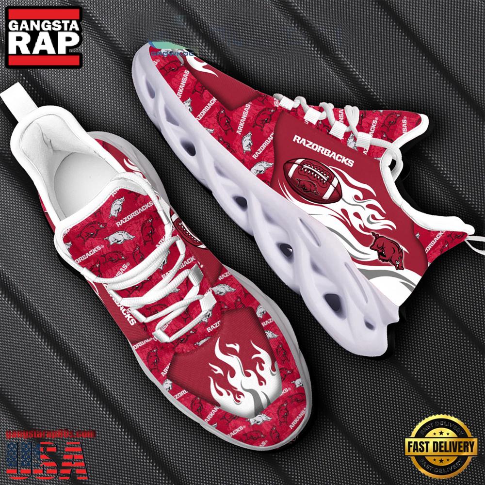 NCAA Arkansas Razorbacks New Design Max Soul Shoes, Running Sneakers NCAA Arkansas Razorbacks New Design Max Soul Shoes, Running Sneakers