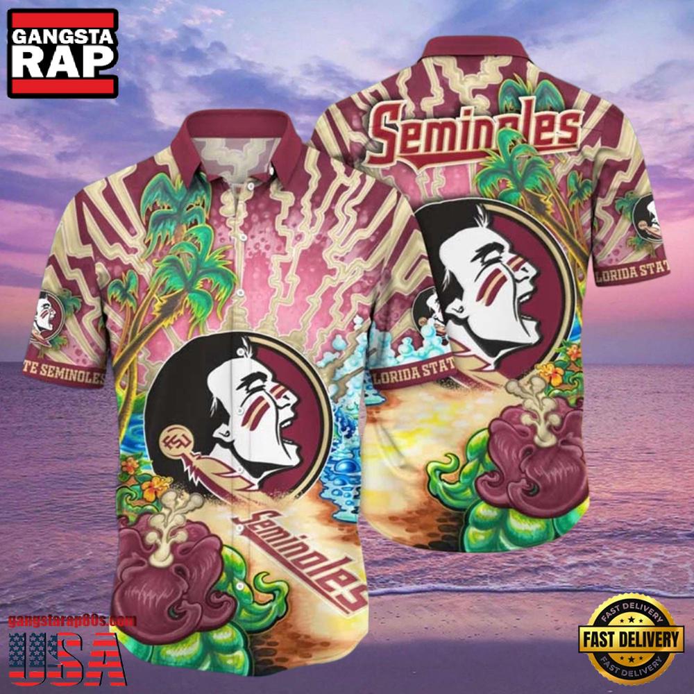 NCAA Florida State Seminoles Tanningtime New Design Hawaiian Shirt