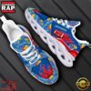 NCAA Kansas Jayhawks New Design Max Soul Shoes, Running Sneakers 3 NCAA Kansas Jayhawks Max Soul Shoes Gift For Fans