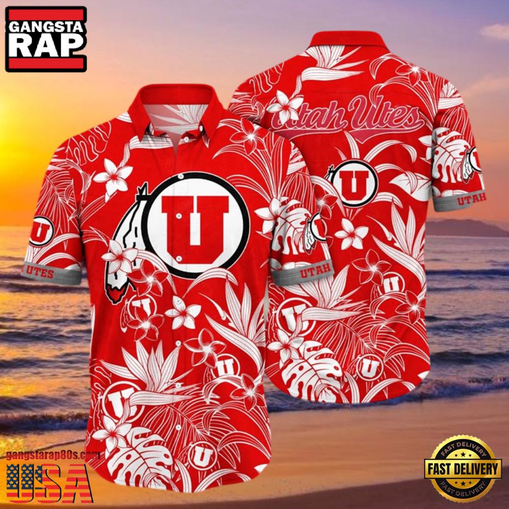 NCAA Utah Utes New Design Hawaiian Shirt NCAA Utah Utes New Design Hawaiian Shirt