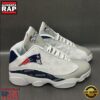 NFL New England Patriots Ver 7 Air Jordan 13 Sneaker 5 New England Patriots NFL Ver 7 Air Jordan 13 Sneaker - Gift For Fans