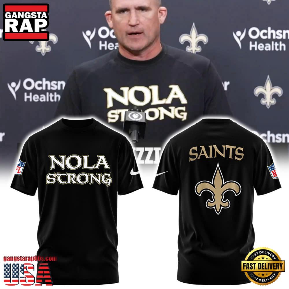 NFL Super Bowl New Orleans Saints NOLA Strong T Shirt NFL Super Bowl New Orleans Saints NOLA Strong T Shirt