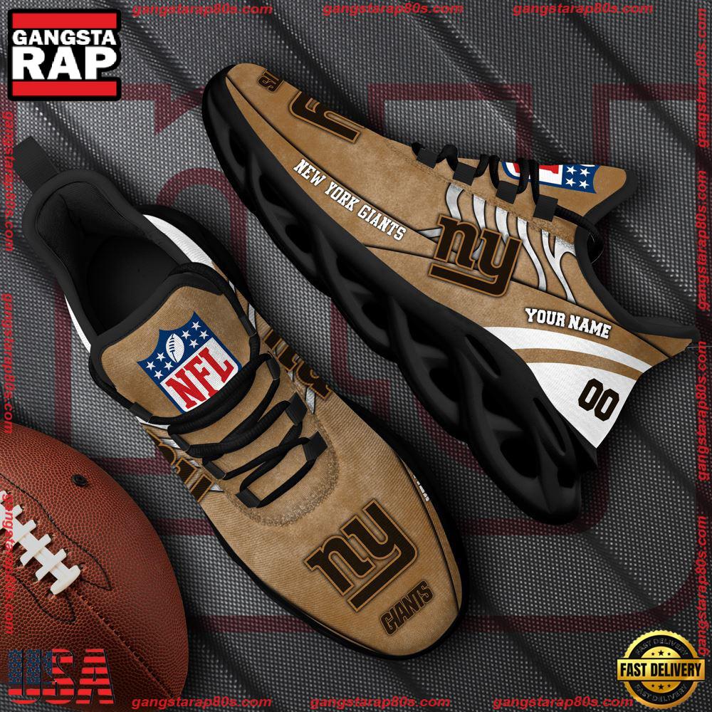 NFL New York Giants New Design Max Soul Shoes, Running Sneakers NFL New York Giants New Design Max Soul Shoes, Running Sneakers