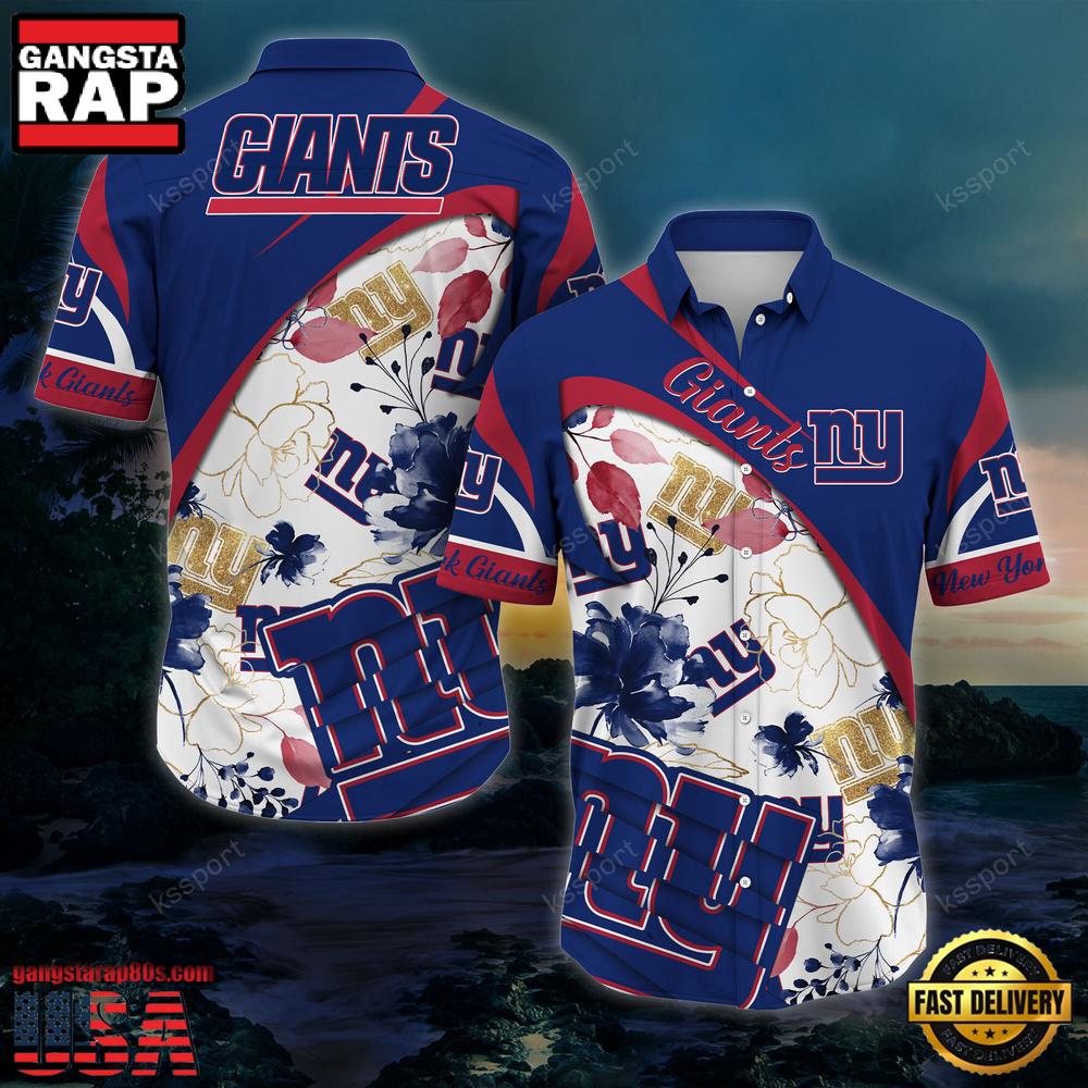 NFL New York Giants New Design Hawaiian Shirt NFL New York Giants New Design Hawaiian Shirt