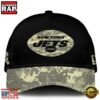 New York Jets 2024 Salute to Service Club Black Camo Cap Gift For Veteran