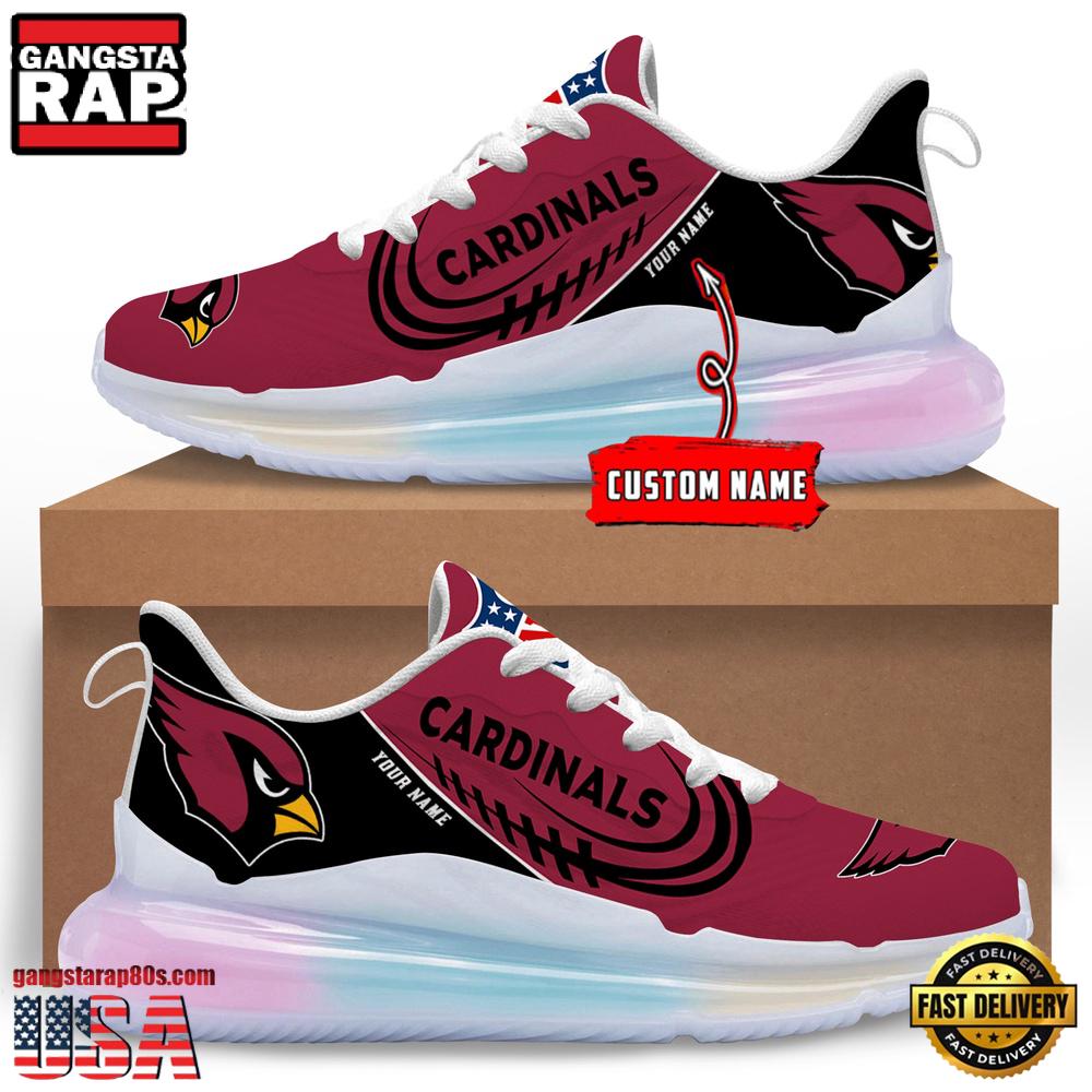 NFL Arizona Cardinals Custom Rainbow Atmospheric Air Force 1 Sneaker Shoes NFL Arizona Cardinals Custom Rainbow Atmospheric Air Force 1 Sneaker Shoes