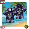 NFL Baltimore Ravens Skull Summer Button Up New Hawaii Shirt