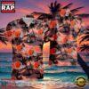 NFL Browns Hawaiian Shirt Mens Sunset Beach Design 9 NFL Browns Hawaiian Shirt Mens Sunset Beach Design