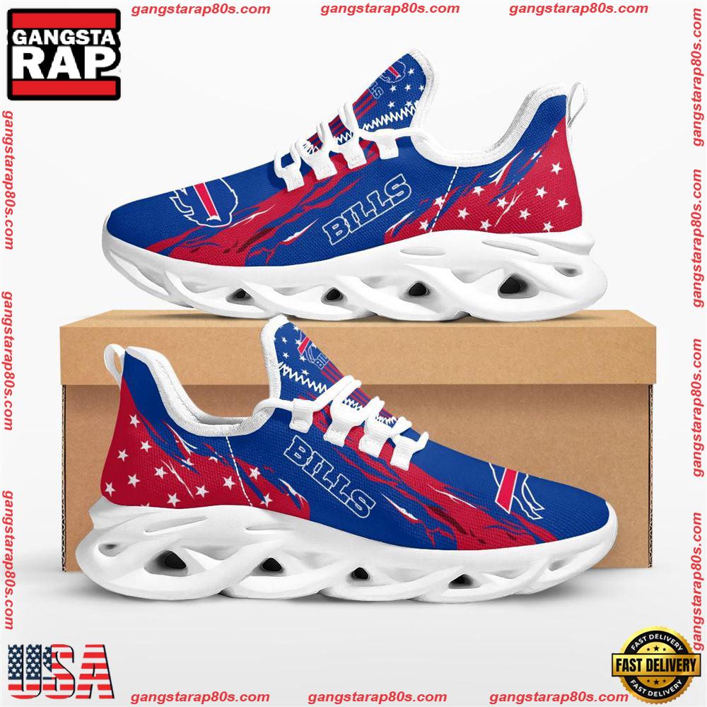 NFL Buffalo Bills Stars and Stripes Max Soul Shoes Running Sneakers Running Sneakers NFL Buffalo Bills Stars and Stripes Max Soul Shoes Running Sneakers Running Sneakers