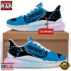 NFL Carolina Panthers Custom Rainbow Atmospheric Cushion Running Shoes, Women's Sneaker