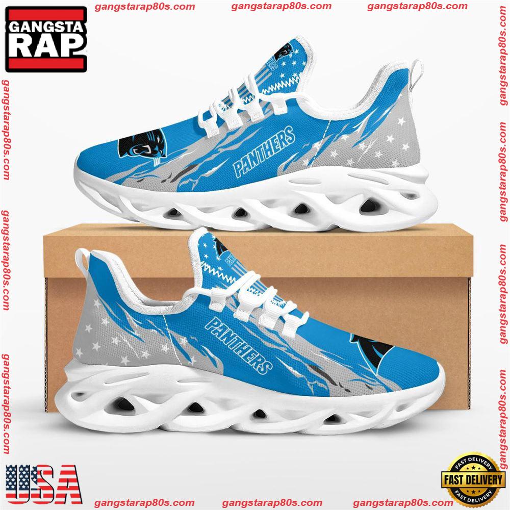 NFL Carolina Panthers Stars and Stripes Max Soul Shoes Running Sneakers Running Sneakers NFL Carolina Panthers Stars and Stripes Max Soul Shoes Running Sneakers Running Sneakers